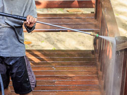 fence washing