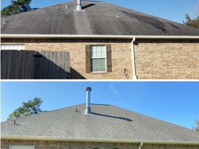 Roof Washing on Greenleaf Drive in Lumberton, TX