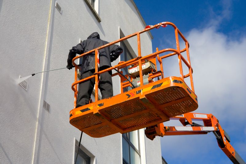 Building pressure washing